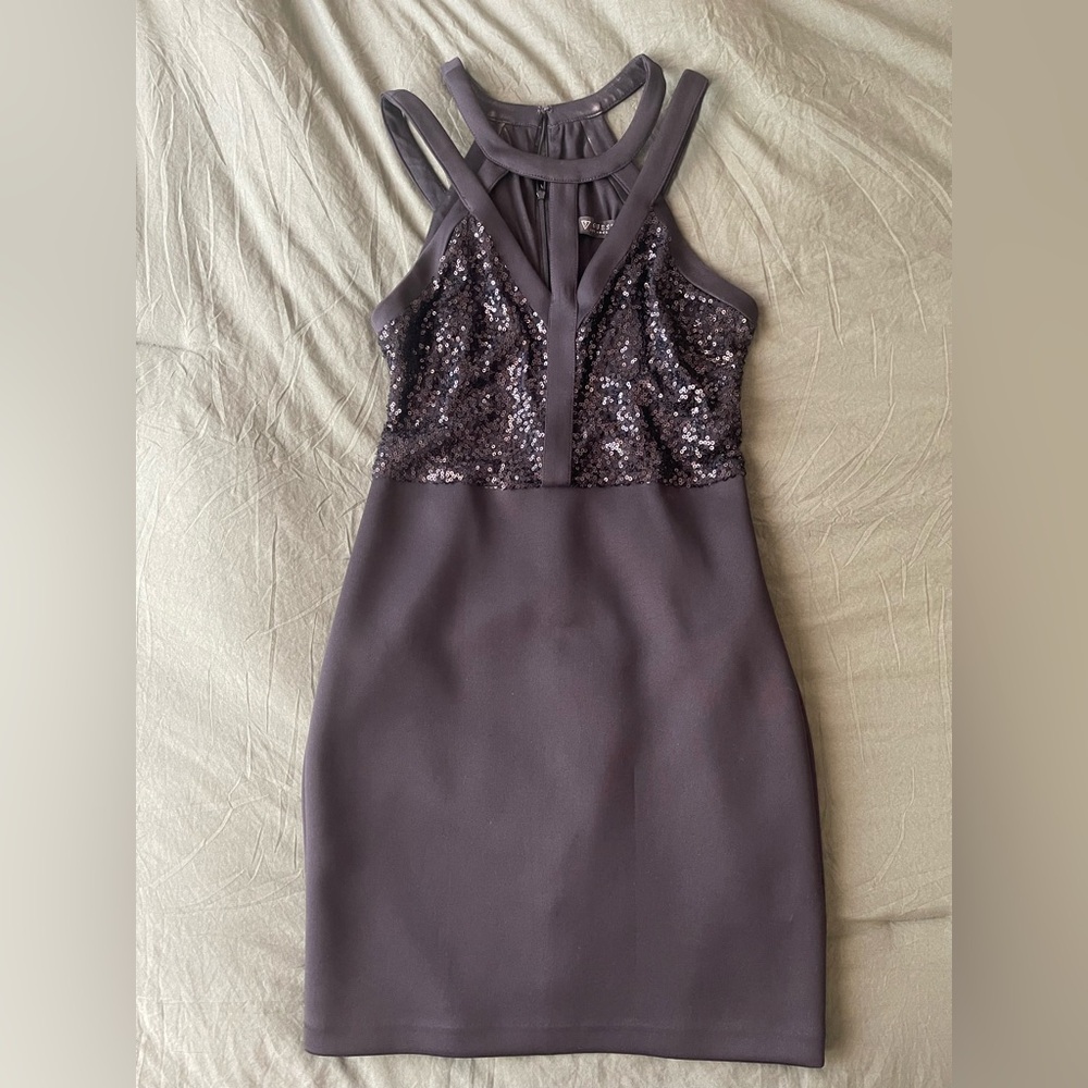 Guess Dark Sequin Dress